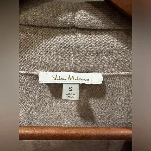 Vila Milano Color Block Long Cardigan- Size Small - Picture 2 of 6